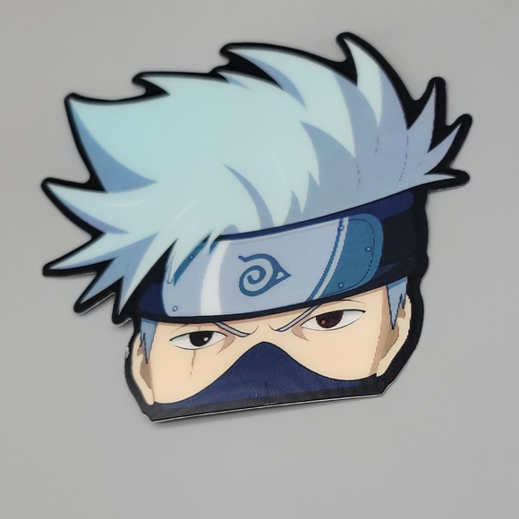 Naruto & Kakashi Holographic Lenticular Anime Decal, Waterproof Peeker Stickers - Picture 3 of 11